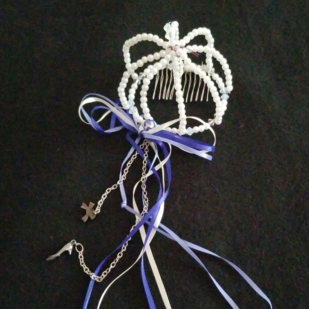 Cinderella inspired beaded crown